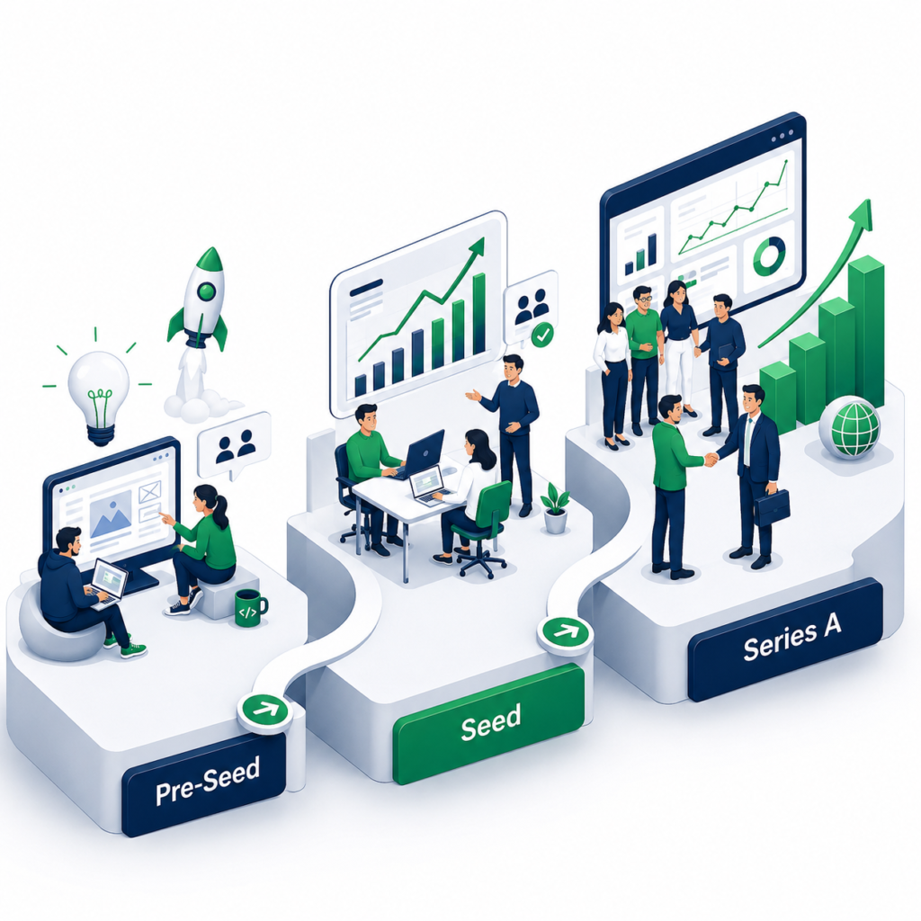 Pre-Seed vs Seed vs Series A: How to Know Which Funding Stage Your Startup Is Ready For